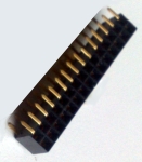 Съединител 67227-015 2х15pin,  проводник-платка, гнездо, женски, ъглови, 2,54m