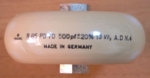 500pf-13kv-draloric