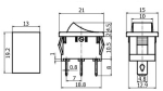 КЛЮЧ MRS-103A 250VAC Вкл-Изкл-Вкл