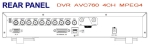 DVR AVC760 4-канален цифров видеорекордер