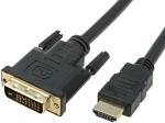 кабел DVI 24+1M/HDMI 19PINM 3м