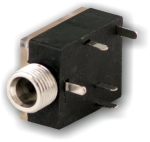 PCB жак стерео 3.5mm - женски