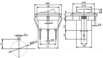 КЛЮЧ IRS-101-8C2 250V / 6.5A ЗЕЛЕН ВКЛ-ИЗКЛ