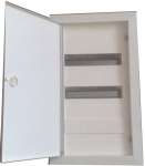 KOPP Електроразпр. табло за вгражд. 535х300х90 AC 400V IP 30 за 36 полюса 3-реда с метална врата