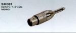 ПРЕХОДНИК КАНОН (XML) ЖЕНСКИ към ЖАК 6.3mm МОНО МЪЖКИ SK-081