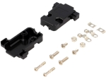 DSC-209 Пластмасов корпус D-SUB прав 9PIN сив или черен
