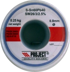 ТИНОЛ Sn60Pb40, ф0.8mm, 250гр.