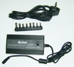 Универсален AC/DC автомобилен адаптер за лаптоп с USB изход