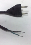 КАБЕЛ ЗАХРАНВАЩ ЗА МОНТАЖ 2Х0.75кв.mm 1м. с еврощепсел