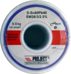 ТИНОЛ Sn60Pb40, ф1.0mm, 500гр.