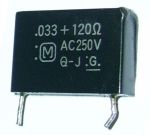 MATSUSHITA 250VAC 0.033UF+120OHM