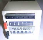 Брояч на импулси ZLVt-593 - 0-999999 с нулиране 220VAC, 10 импулса в секунда