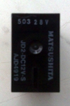 РЕЛЕ MATSUSHITA JD2-DC12V-S (AJD4919) 8pin (2бр превключващи контакти)