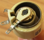 Жичен тример потенциометър ППБЕ-В-3Б 3W 220 ohm ±10%