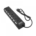 USB хъб 7-портов с ключета
