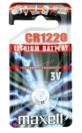 Бутонна батерия литиева CR1220 3V MAXELL