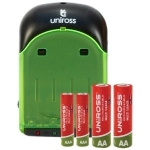 Зарядно у-во NOMAD Charger +2AA 2100mAh + 2*AAA 800mAh UNIROSS