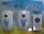 ЗВЪНЕЦ ДВОЕН 220 V БЕЗЖИЧЕН VOYE V003A2