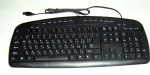 PC КЛАВИАТУРА K-616B ЧЕРНА МУЛТИМЕДИЙНА USB