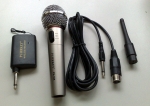 МИКРОФОН PUNRKEY PK-508, безжичен с 1бр приемник