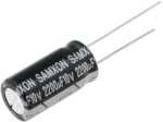 2200uF/10V 10x20mm 105°C с нисък импеданс GT2200/10 SAMXON