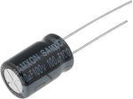 100uF/100V 10x16mm 105°C Кондензатор електролитен KM100/100 SAMXON