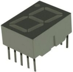 ЕДИНИЧНА 7-СЕГМЕНТНА СВЕТОДИОДНА ИНДИКАЦИЯ HDSP-5703