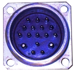 Винтов мъжки съединител JAEGER EMS E7 135 ,17pin №038 322 00