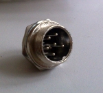 Винтов мъжки съединител 6pin