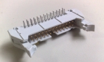 IDC Съединител DIN41612,тип В, мъжки, ъглови, 26PIN, 2.54mm, със заключващ лост