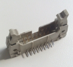 ITT Съединител DIN41612,тип В, мъжки, ъглови, 16PIN, 2.54mm, със заключващ лост