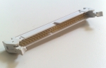 IDC Съединител - DIN41612,тип В, мъжки, прав, 60PIN, 2.54mm, със заключващ лост