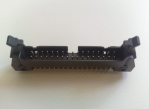 IDC Съединител DIN41612,тип В, мъжки, прав, 34PIN, 2.54mm, със заключващ лост