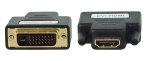 ПРЕХОДНИК HDMI-DVI (ЖЕНСКИ HDMI - DVI МЪЖКИ)