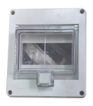 F-tronic ТАП-6 В.М.-табло за 6 автоматични прекъсвача (1x6), прозрачна врата, външен монтаж IP55