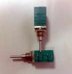 Потенциометър 2.2K DCS 6, двоен за осцилоскоп Tektronix