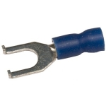 Кабелна обувка вилка M4, 1.5-2.5mm2, изолирана, синя, THOMAS & BETTS - STA-KON - RB4FF