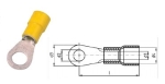 Кабелна обувка ухо M3, 0.1-0.5mm2, изолирана WEITKOWITZ