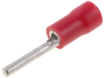 Кабелен накрайник иглен 1.5mm2, изолиран червен