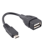 Кабел USB(F) към Micro USB(M) 0,30m.(OTG)