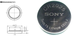 БАТЕРИЯ SONY CR2025 1бр.