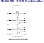 2RH01 реле RELOG 24V TGL26047 IP40