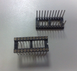 Цангов цокъл 22pin - двуредов