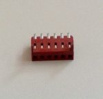 MOLEX 4455-06C Съединител платка-проводник, KK, гнездо, женски, 6pin, прав