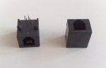 RJ11GK - съединител RJ11, гнездо, 4PIN, ъглови THT
