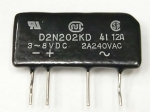 Електронно реле D2N202KD - SSR, 2A, 240VAC, у-ние 3~8VDC