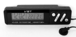 Цифров термометър VST-7067 с часовник и сонда