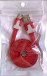 Кабел USB - micro USB, плосък