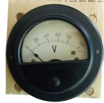 Волтметър 0-100V DC /3М31 аналогов панелен ф65мм