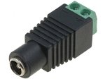 Захранваща букса женска 5.5/2.1mm с клема